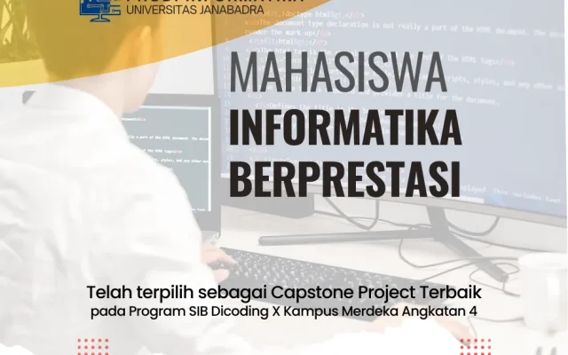 Mahasiswa Informatika Universitas Janabadra Raih Gelar Capstone Project Terbaik Program SIB Dicoding X Kampus Merdeka